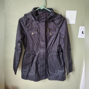 *Like New* Yoki Girls Medium (Size 8-10) Black Anorak Outerwear Jacket